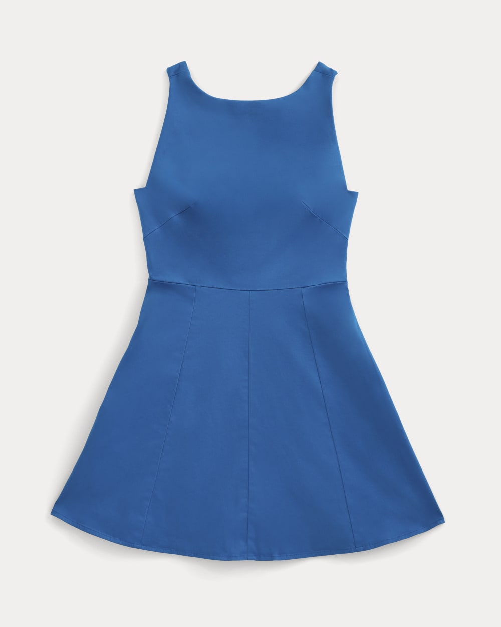Seamed Open-Back Mini Dress | Imperial Blue