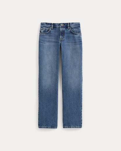 Everlane x Elena Bonvicini La Brea Low-Rise Baggy Jean | Blue Bird Indigo