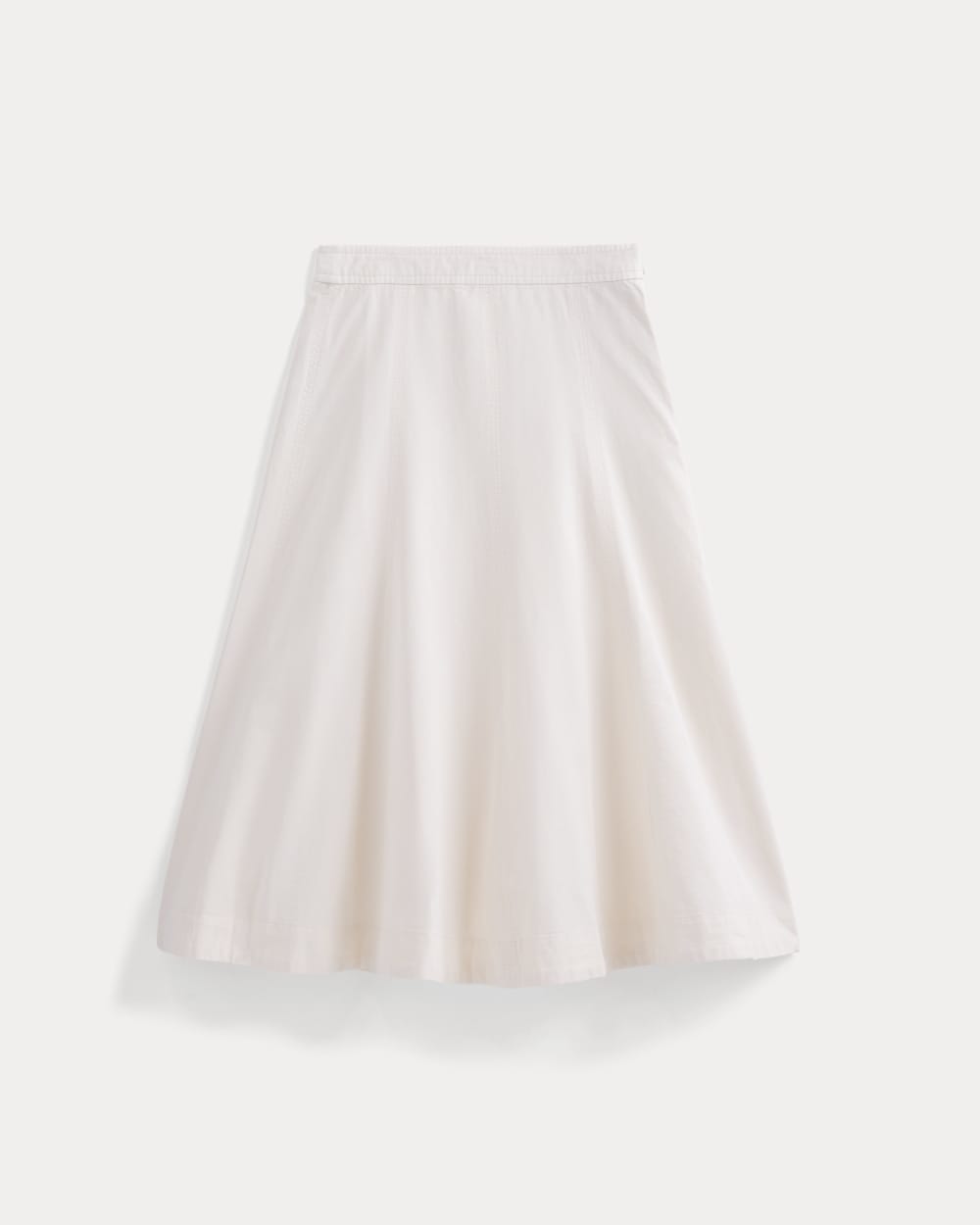 Seamed Midi Skirt | Bone