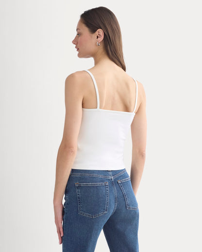 Scoopneck Cami | Bone