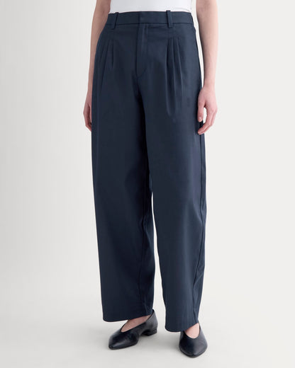 Tailored Drape Balloon Pant | Navy