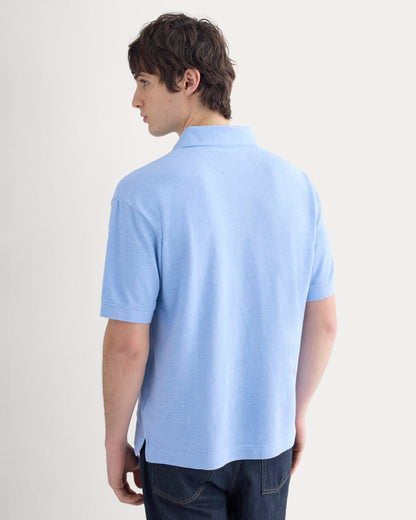 Classic Piqué Polo | Heathered Open Air