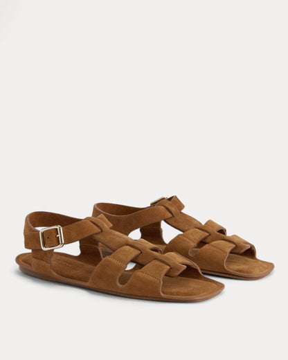 Made in Italy Opanka Sandal | Biscott Suede