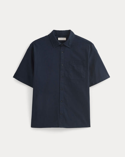 Lightweight Short-Sleeve Oxford | Navy