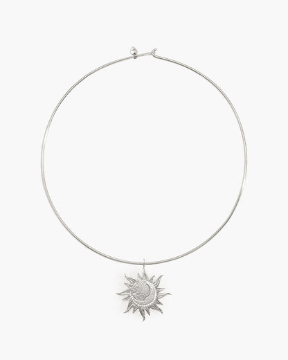 Astra Choker Necklace in Silver