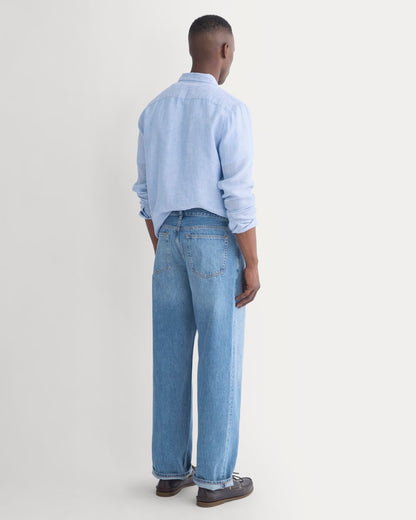 Relaxed Italian Selvedge Jean | Medium Indigo