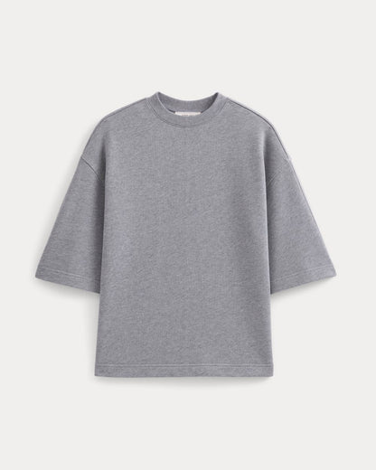 Lightweight Terry Oversized Tee | Vintage Heather Grey