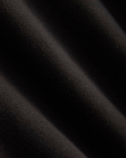 Cropped Luxe Fleece Hoodie | Black
