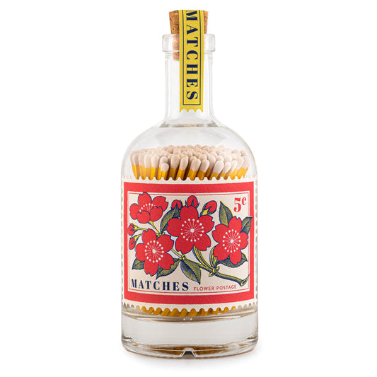 Flowers Stamp Match Bottle