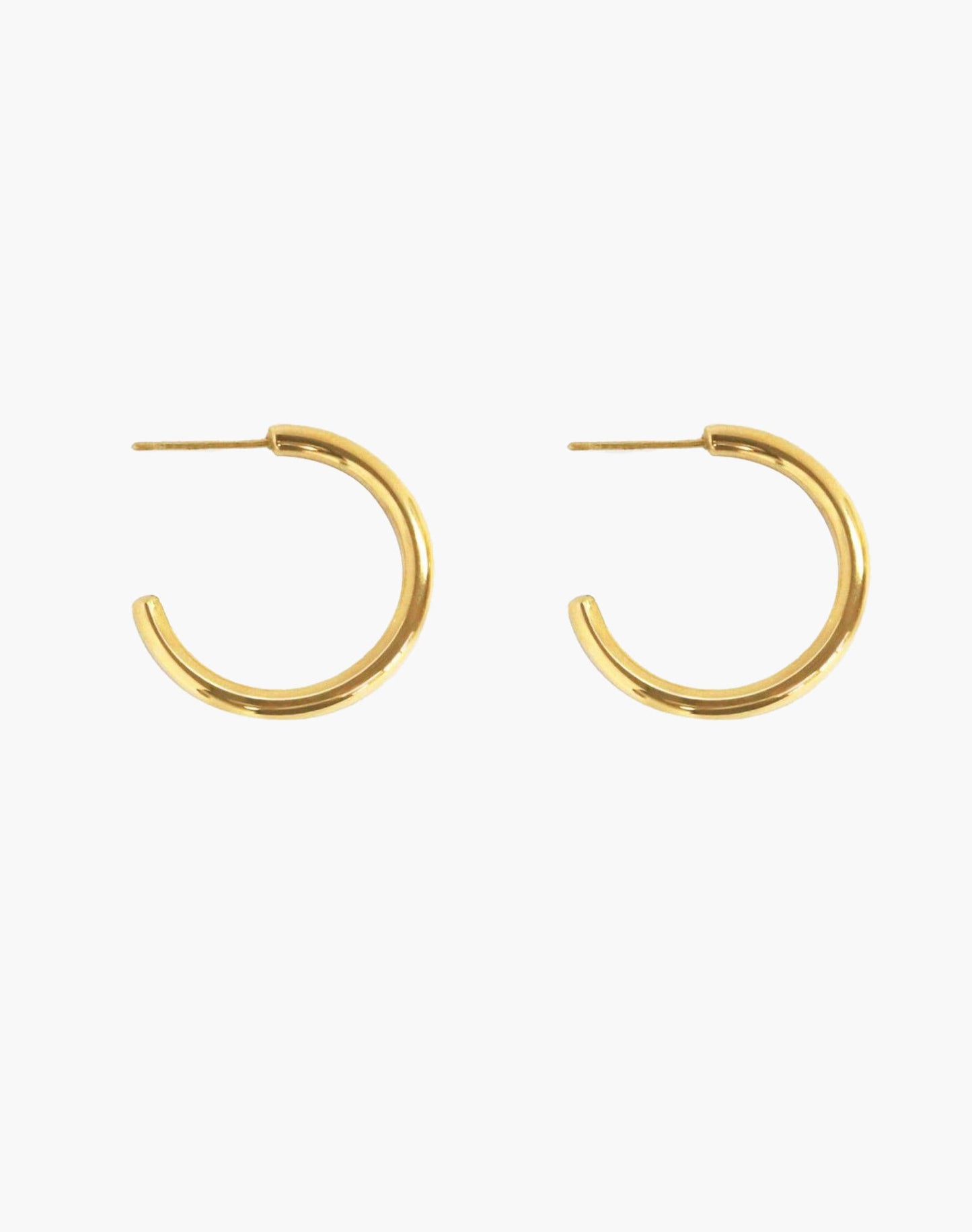 Silver 30mm Endless Hoop Earrings