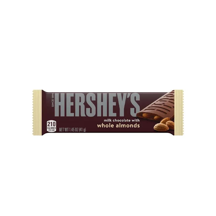 Hersheys Milk Chocolate W/Almonds - 1.45 oz