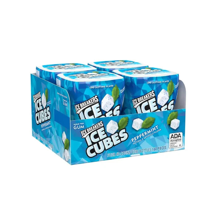 Ice Breakers Ice Cubes Peppermint - 40 ct
