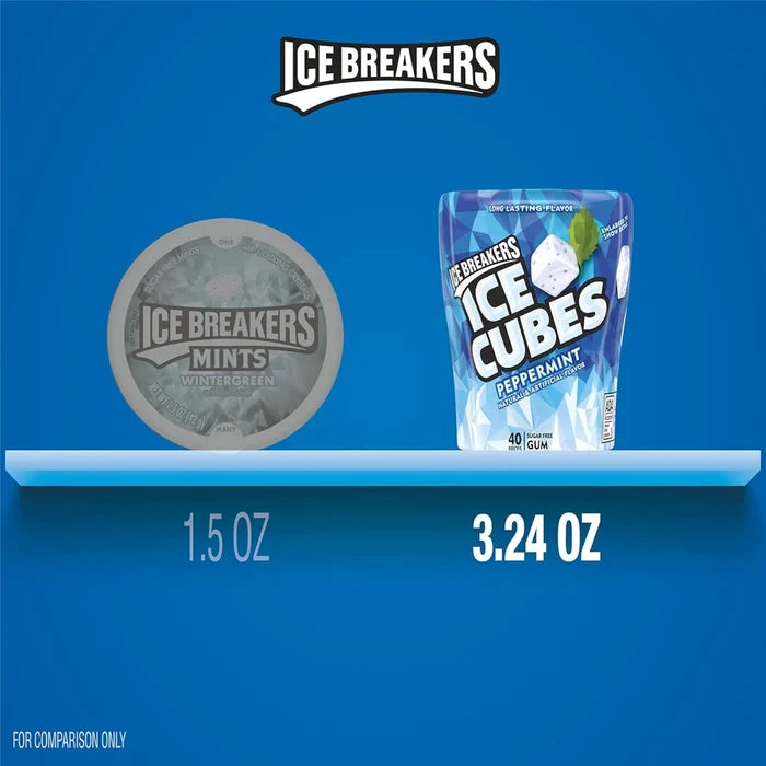 Ice Breakers Ice Cubes Peppermint - 40 ct