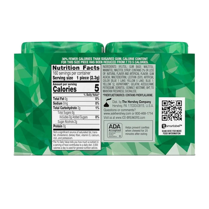 Ice Breakers Ice Cubes Spearmint - 40 pcs