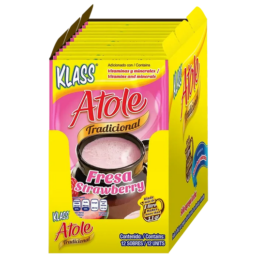 Get your wholesale Klass Atole Fresa - Flavorful Mexican Atole Mix - Mexmax INC