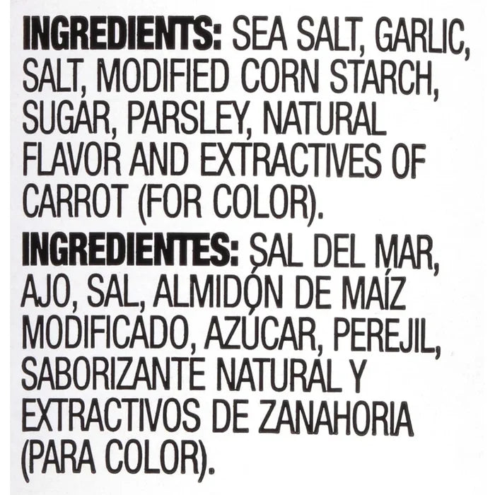 Lawry's Garlic with Parsley Salt Wholesale Seasoning at Mexmax INC for Flavorful Dishes.