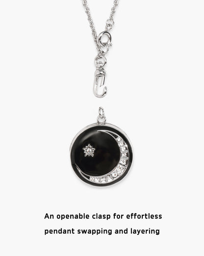 Zeldas Star Openable Locket Clasp Chain Necklace