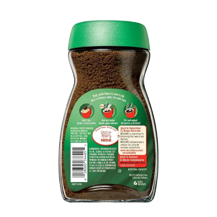 Wholesale Nescafe Clasico Decaf Instant Coffee 3.5 oz Rich and aromatic coffee from Mexmax INC.
