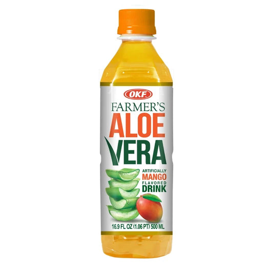 Okf Aloe Vera Drink Mango - 16.9 oz