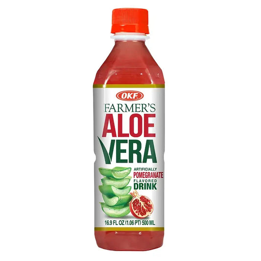 Okf Aloe Vera Drink Pomegranate - 16.9 oz
