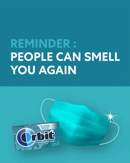 Wholesale Orbit Gum Peppermint Refreshing chewing gum available at Mexmax INC.