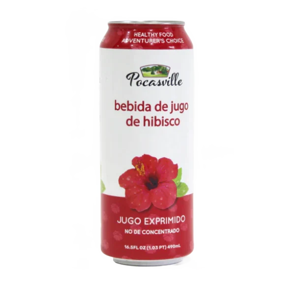 Pocasville Hibiscus/Jamaica Juice Drink (30% Juice) - 16.5 oz