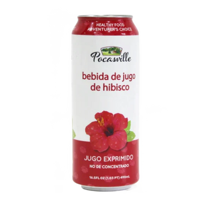 Pocasville Hibiscus/Jamaica Juice Drink (30% Juice) - 16.5 oz