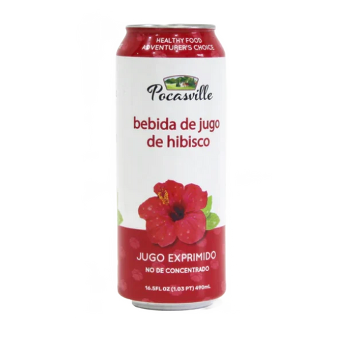 Pocasville Hibiscus/Jamaica Juice Drink (30% Juice) - 16.5 oz