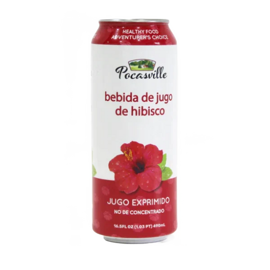Pocasville Hibiscus/Jamaica Juice Drink (30% Juice) - 16.5 oz