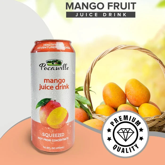 Wholesale Pocasville Mango Juice Drink Refreshing and flavorful get it in bulk at Mexmax INC.