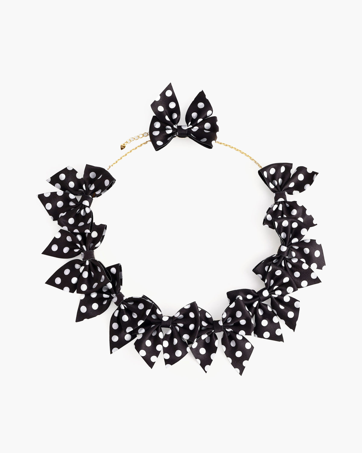 Black Bow Necklace