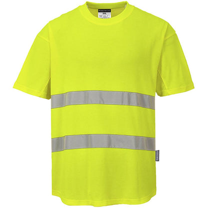 Portwest C394 Yellow MeshAir Cool Hi Vis T Shirt