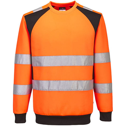 Portwest CD805 WX2 Orange Eco Friendly Hi Vis Sweatshirt