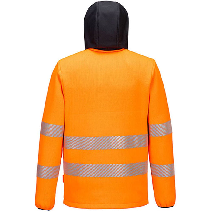 Portwest PW335 PW3 Orange Hi Vis Technical Fleece Jacket
