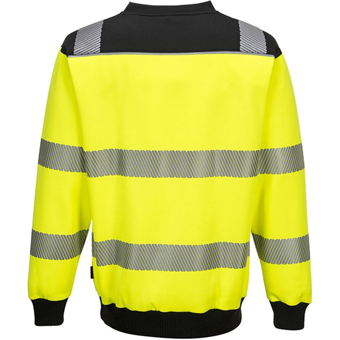 Portwest PW379 PW3 Yellow Hi Vis Sweatshirt