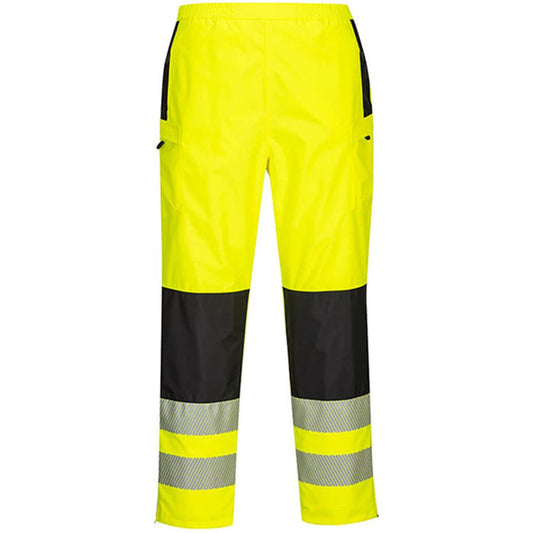 Portwest PW386 PW3 Yellow Women's Waterproof Hi Vis Rain Trouser