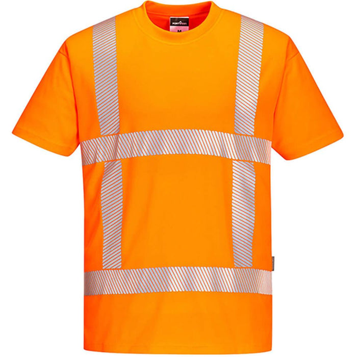 Portwest R413 Rail Orange Hi Vis T Shirt