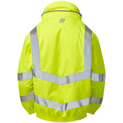 Pulsar P191 Yellow Padded Waterproof Hi Vis Bomber Jacket