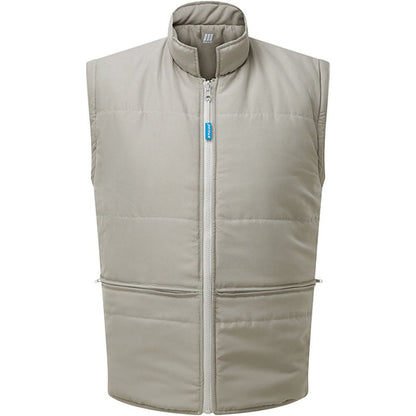 Pulsar P422-R Yellow GRS Recycled Waterproof Sleeved Hi Vis Bodywarmer