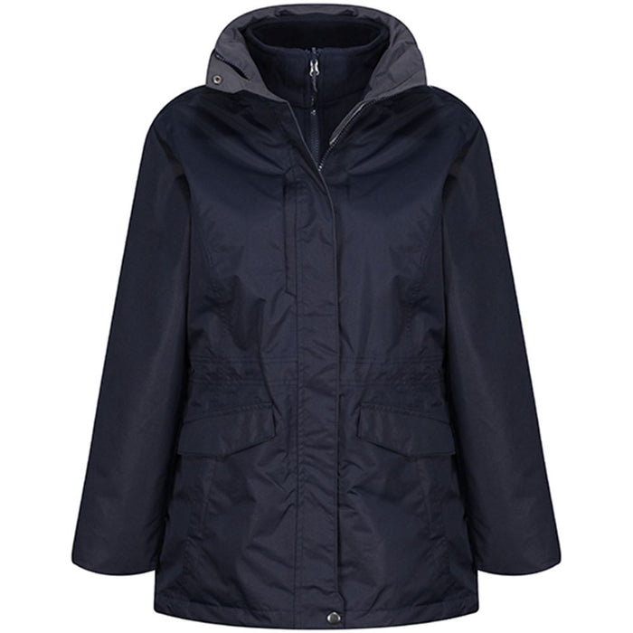Regatta TRA148 Women's Benson III 3-in-1 Waterproof Breathable Mesh Lined Jacket