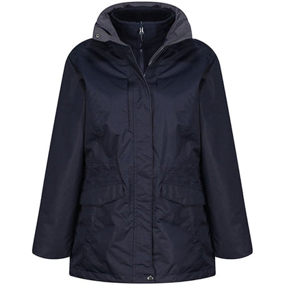Regatta TRA148 Women's Benson III 3-in-1 Waterproof Breathable Mesh Lined Jacket