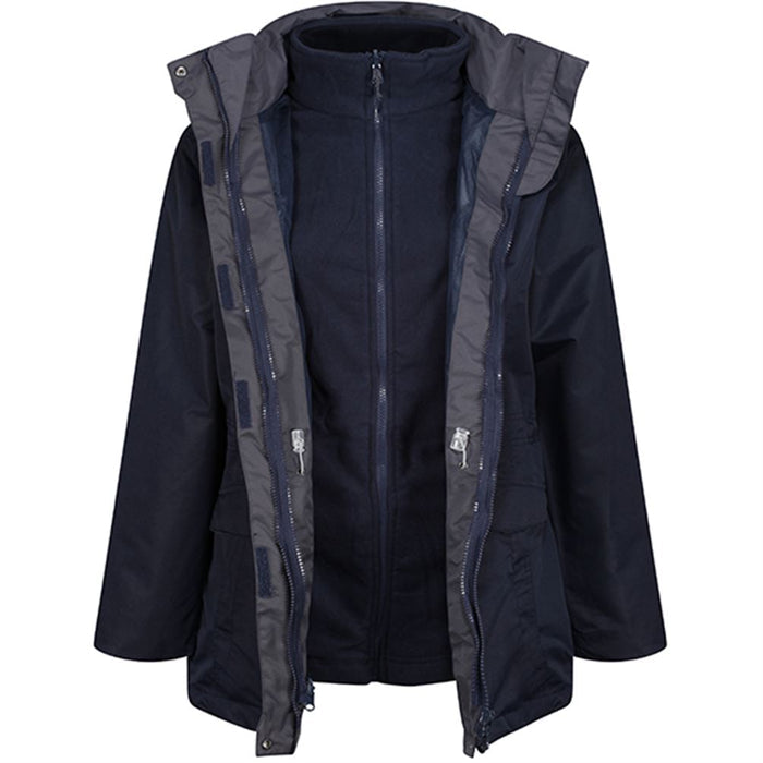 Regatta TRA148 Women's Benson III 3-in-1 Waterproof Breathable Mesh Lined Jacket