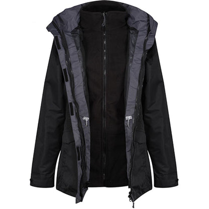 Regatta TRA148 Women's Benson III 3-in-1 Waterproof Breathable Mesh Lined Jacket