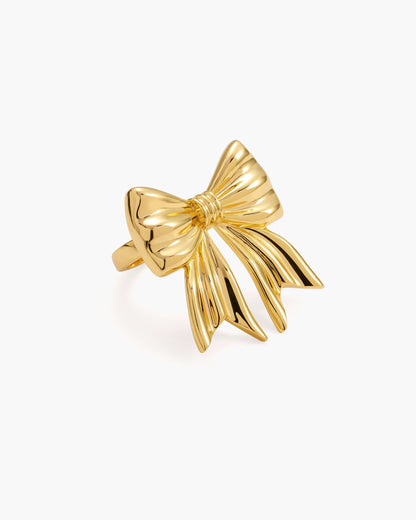 Bow Ring in Gold