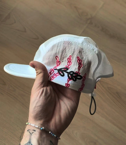 Run cap White