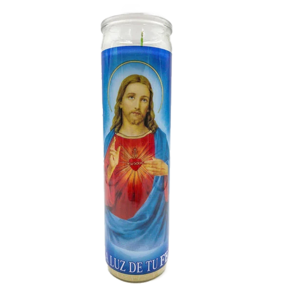 Wholesale White Candle Vel Mex Sagrado Corazon De Jesus Mexmax INC for all your needs.
