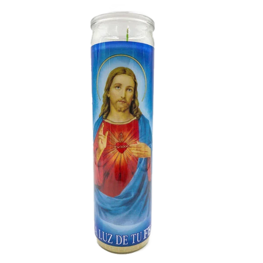 Wholesale White Candle Vel Mex Sagrado Corazon De Jesus Mexmax INC for all your needs.