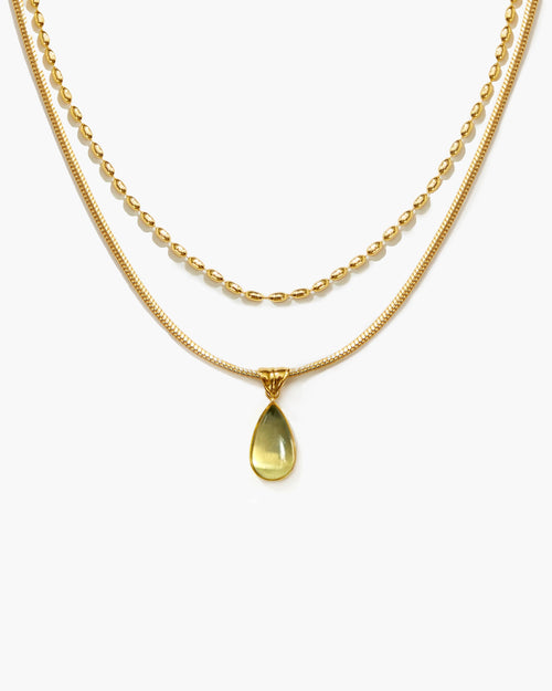 Waterdrop Necklace Set