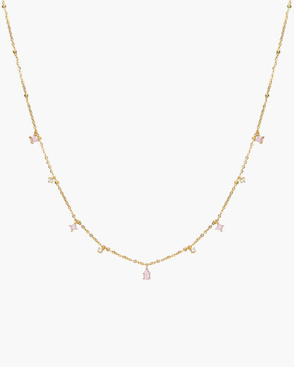 Elysee Necklace in Pink