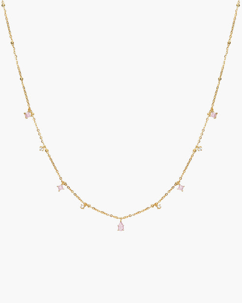 Elysee Necklace in Pink
